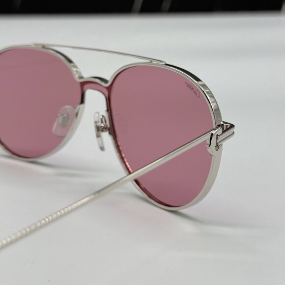 NEW CARTIER ROUND SILVER PINK WOMEN SUNGLASSES CARTIER CT0273S 004 - Picture 7 of 11